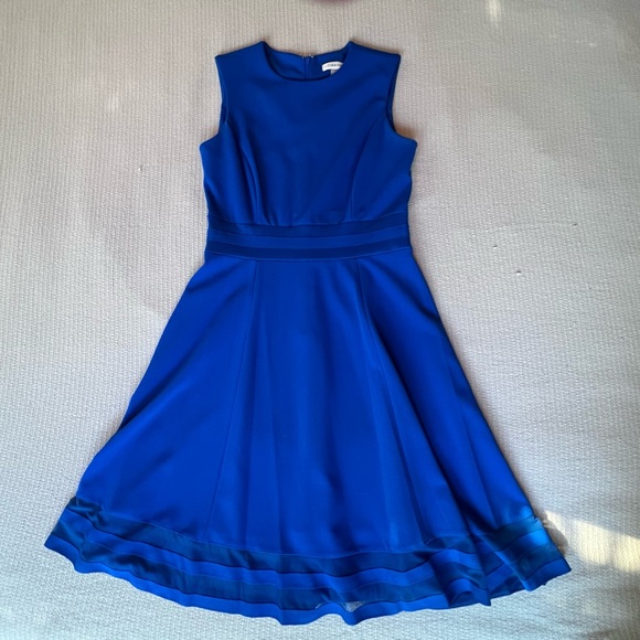 NWOT Calvin Klein royal blue dress size 4. Great for work and a night ou… - Picture 3 of 7